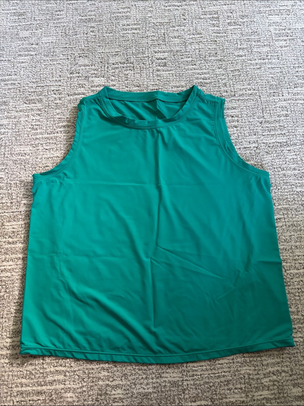 Sleeveless Tank Top in Teal